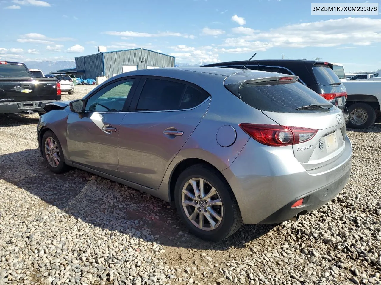 2016 Mazda 3 Sport VIN: 3MZBM1K7XGM239878 Lot: 71855604