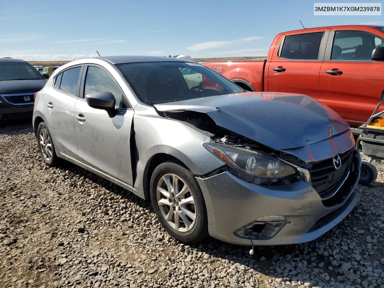 2016 Mazda 3 Sport VIN: 3MZBM1K7XGM239878 Lot: 71855604