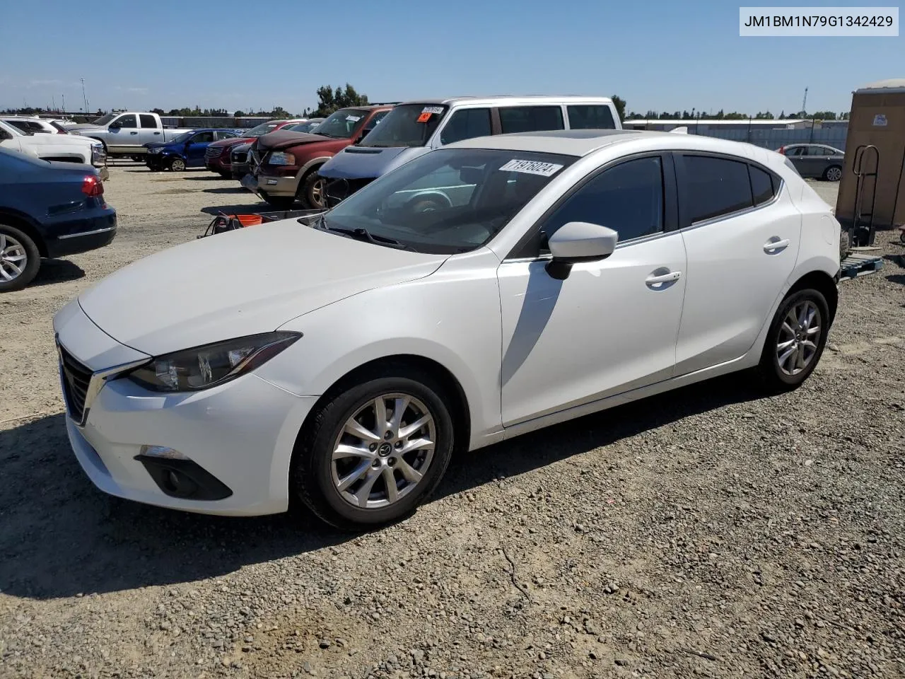 2016 Mazda 3 Grand Touring VIN: JM1BM1N79G1342429 Lot: 71976024