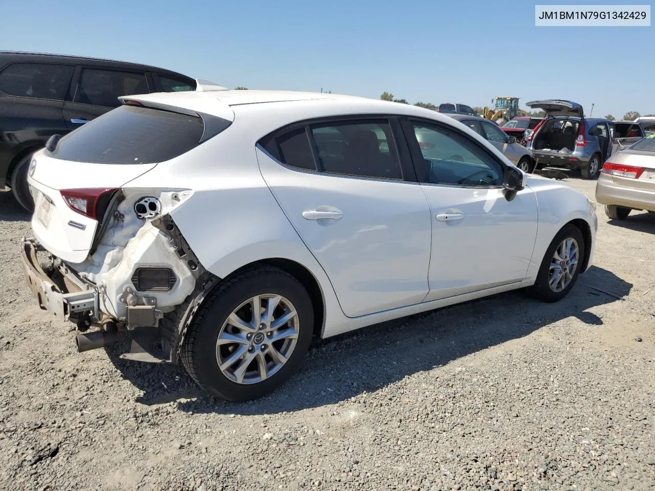 2016 Mazda 3 Grand Touring VIN: JM1BM1N79G1342429 Lot: 71976024