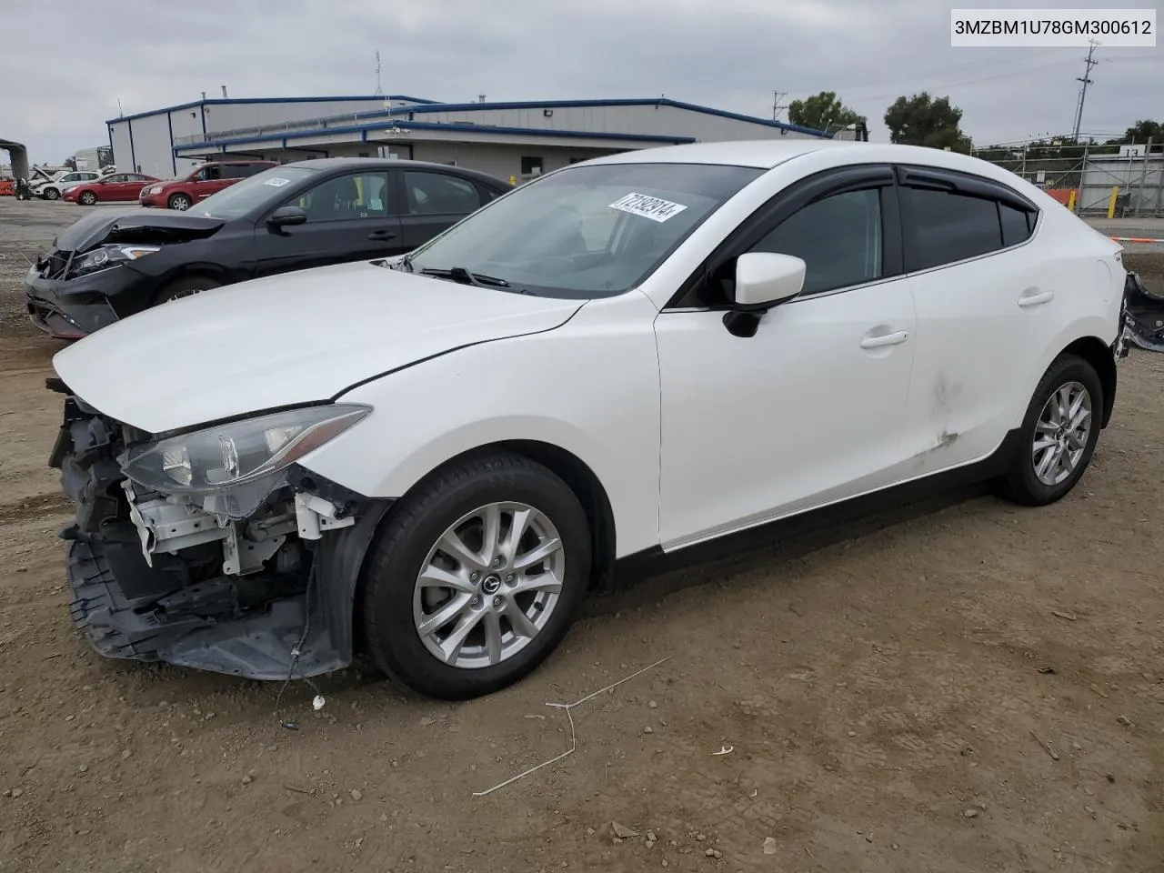 2016 Mazda 3 Sport VIN: 3MZBM1U78GM300612 Lot: 72192914