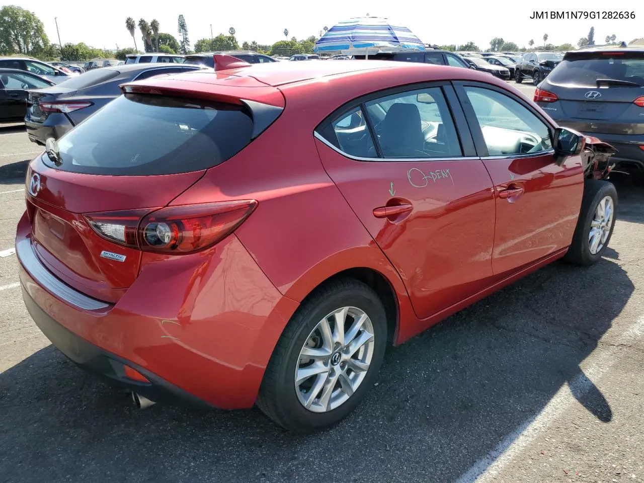 2016 Mazda 3 Grand Touring VIN: JM1BM1N79G1282636 Lot: 72274264