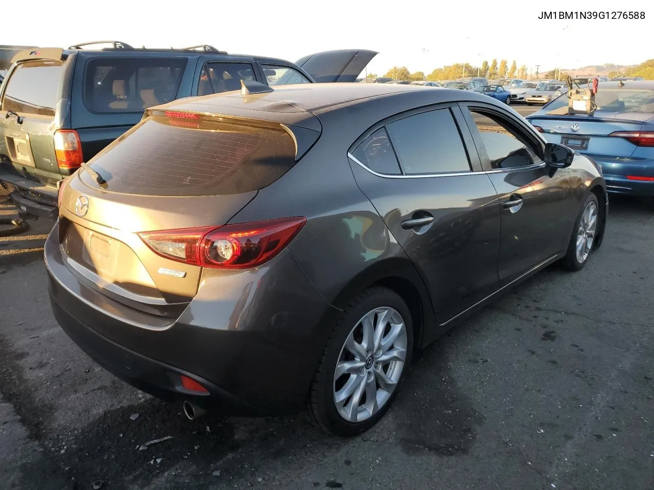 2016 Mazda 3 Grand Touring VIN: JM1BM1N39G1276588 Lot: 72285334