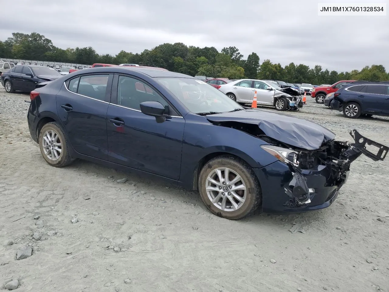 2016 Mazda 3 Grand Touring VIN: JM1BM1X76G1328534 Lot: 72300194