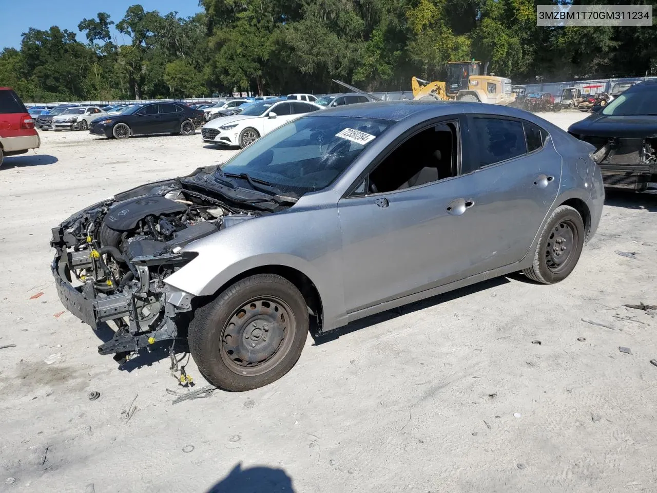 2016 Mazda 3 Sport VIN: 3MZBM1T70GM311234 Lot: 72350284