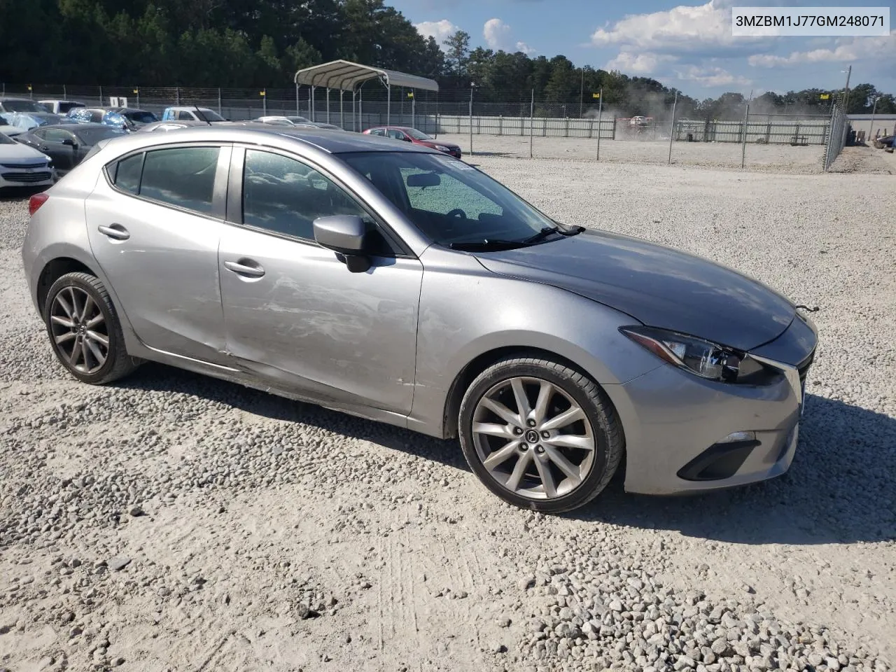 2016 Mazda 3 Sport VIN: 3MZBM1J77GM248071 Lot: 72701084