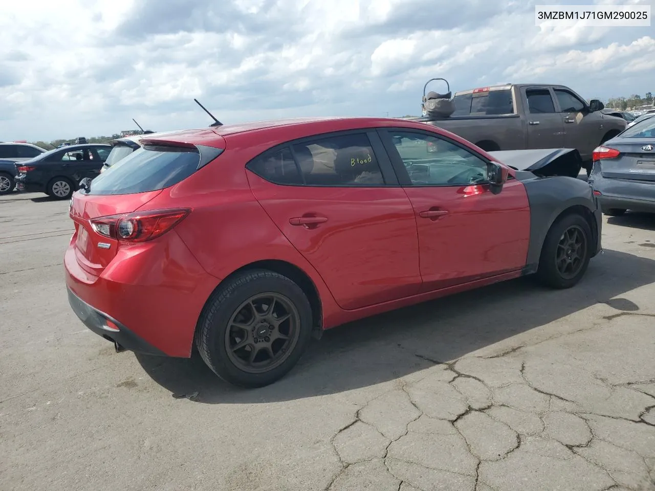 2016 Mazda 3 Sport VIN: 3MZBM1J71GM290025 Lot: 72834524