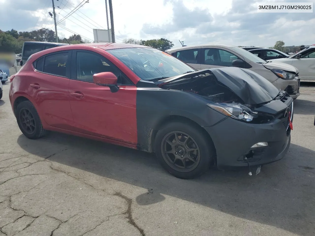 2016 Mazda 3 Sport VIN: 3MZBM1J71GM290025 Lot: 72834524