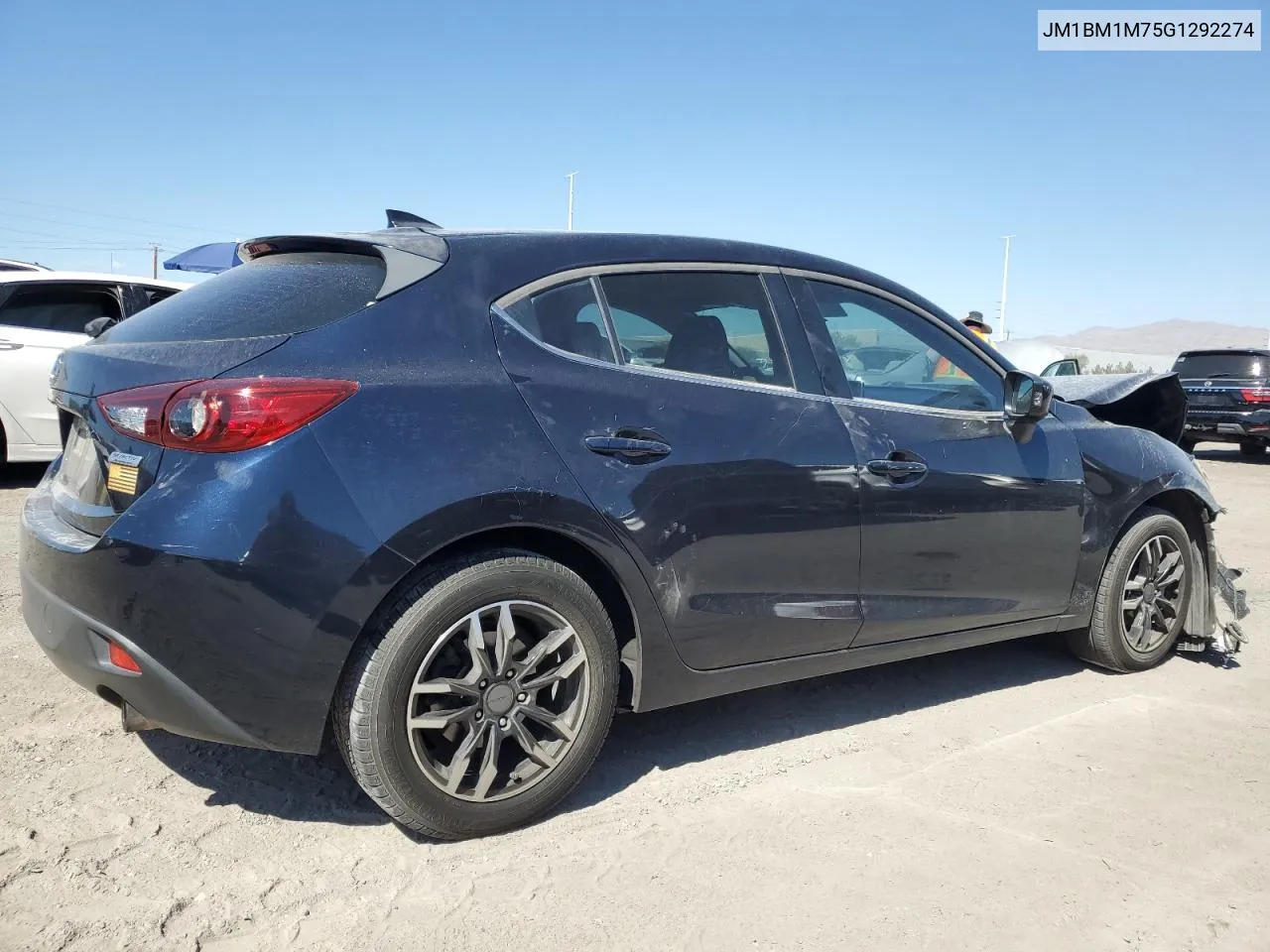 JM1BM1M75G1292274 2016 Mazda 3 Touring