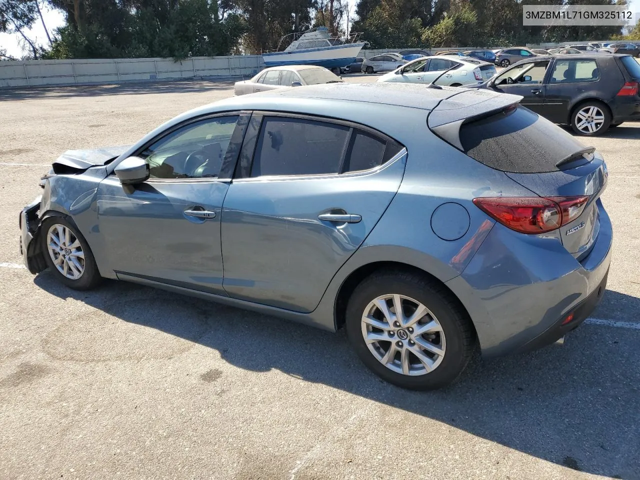 2016 Mazda 3 Touring VIN: 3MZBM1L71GM325112 Lot: 72940794