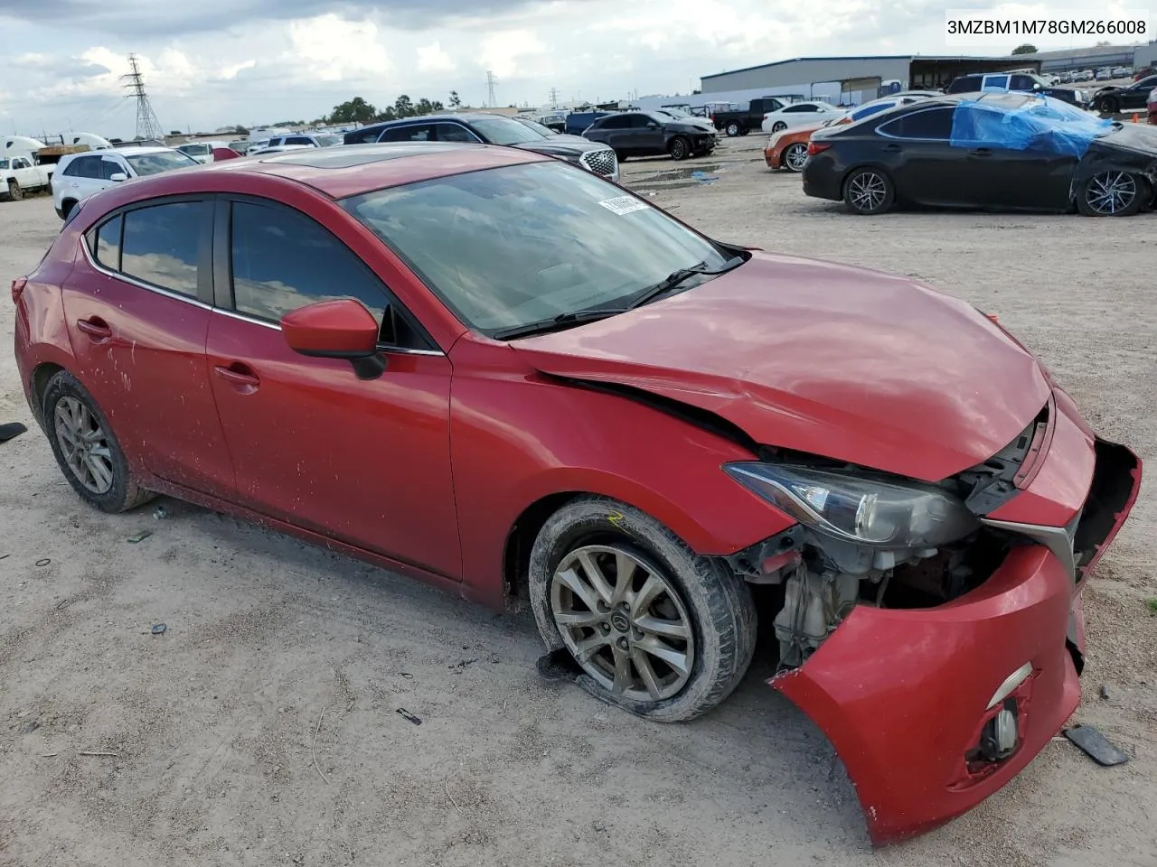 2016 Mazda 3 Touring VIN: 3MZBM1M78GM266008 Lot: 73006614