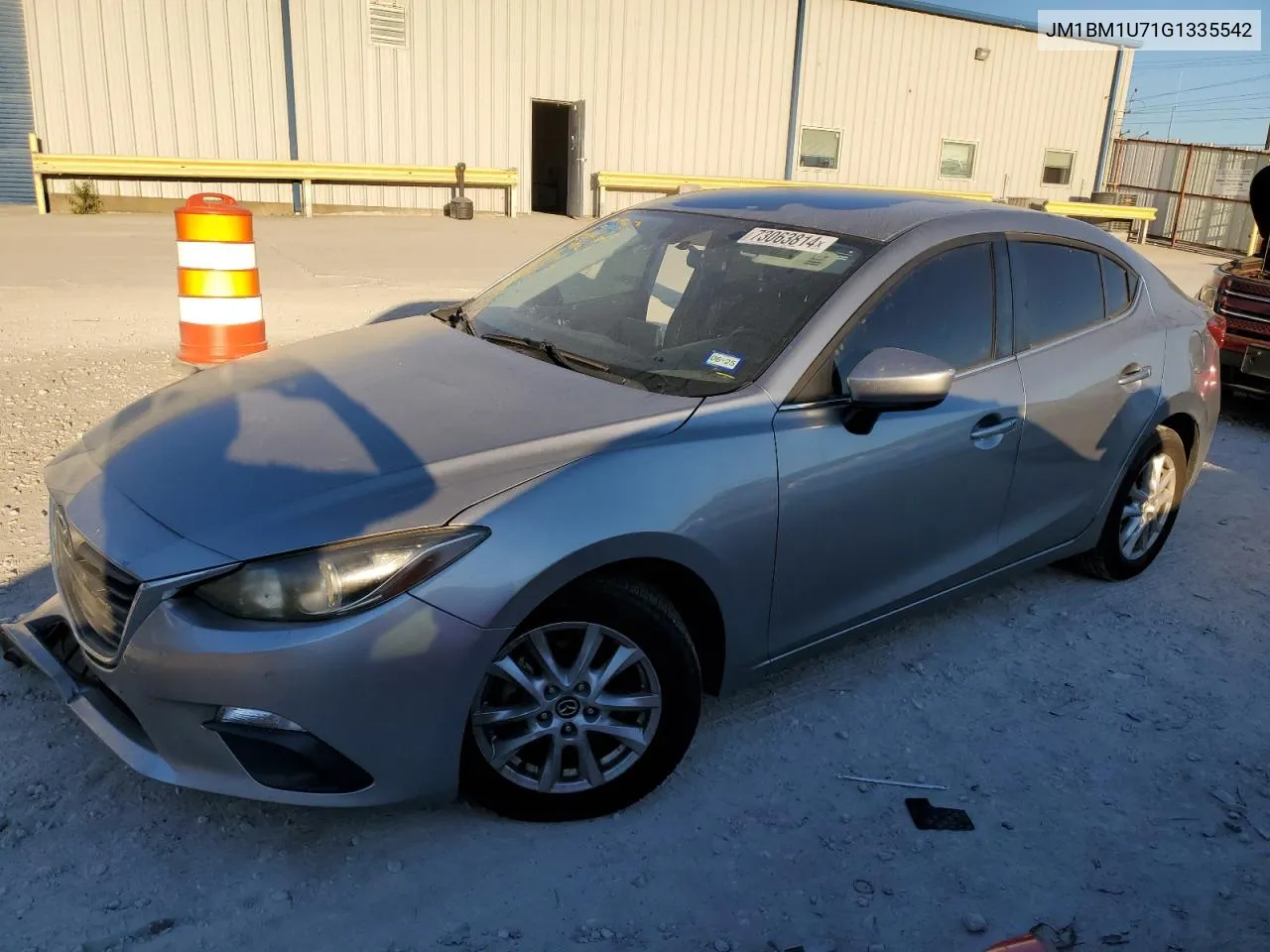 2016 Mazda 3 Sport VIN: JM1BM1U71G1335542 Lot: 73063814