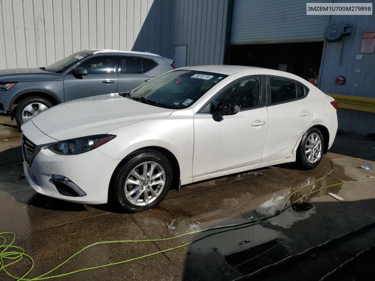 2016 Mazda 3 Sport VIN: 3MZBM1U70GM279898 Lot: 73278774