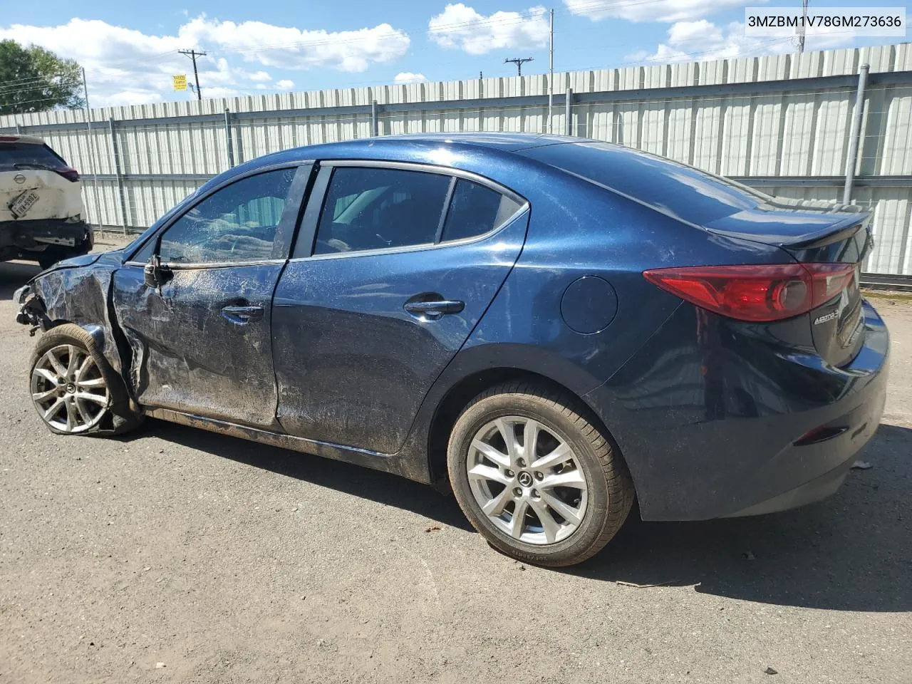 2016 Mazda 3 Touring VIN: 3MZBM1V78GM273636 Lot: 73345794