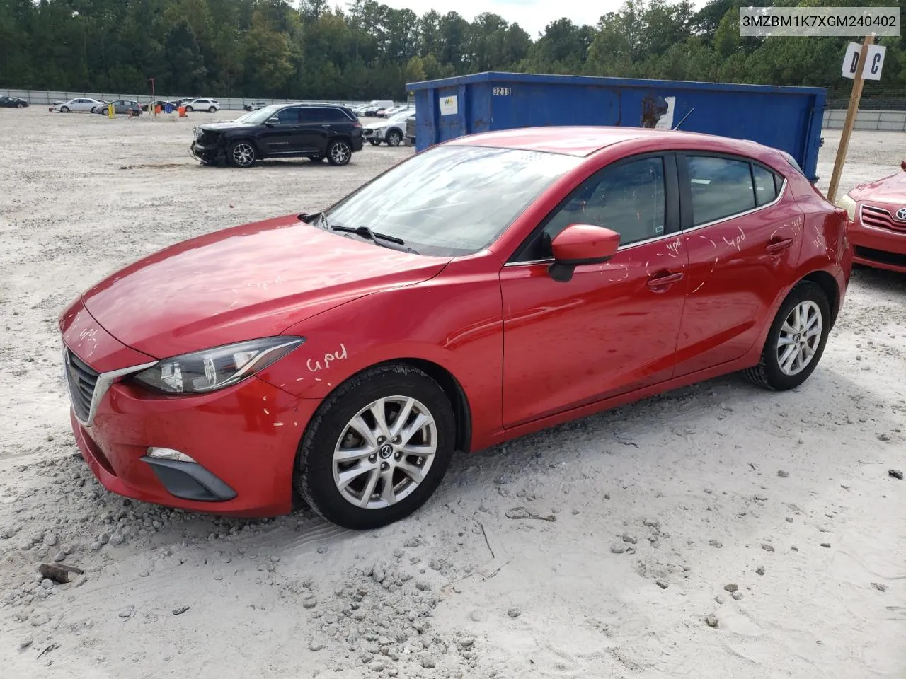 3MZBM1K7XGM240402 2016 Mazda 3 Sport