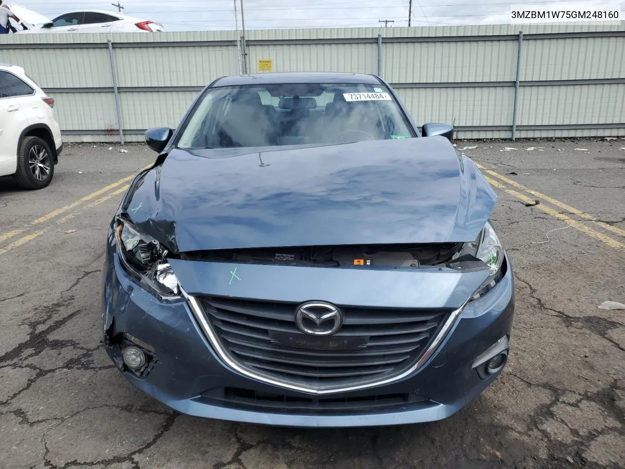 2016 Mazda 3 Touring VIN: 3MZBM1W75GM248160 Lot: 73714484