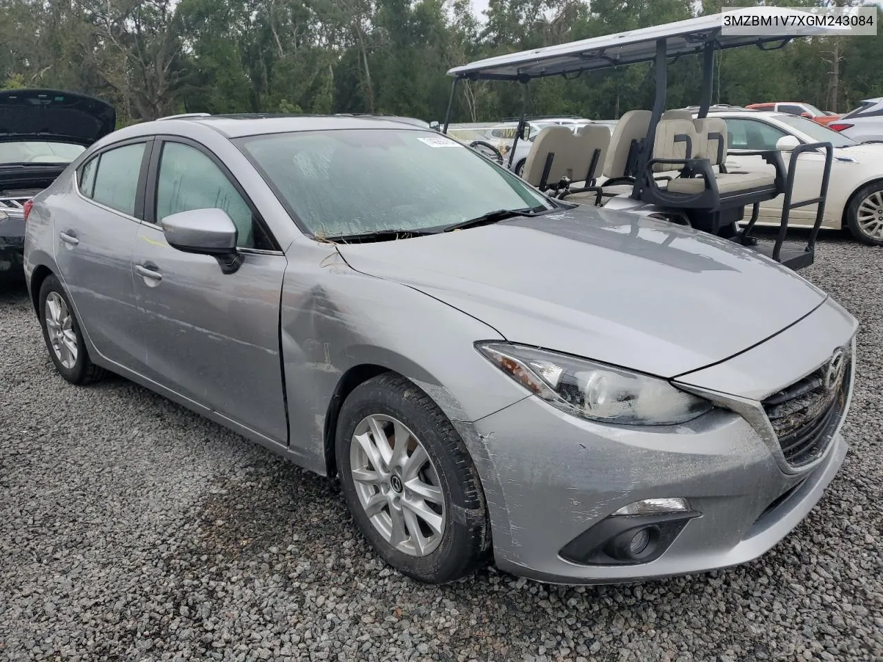 2016 Mazda 3 Touring VIN: 3MZBM1V7XGM243084 Lot: 74086784