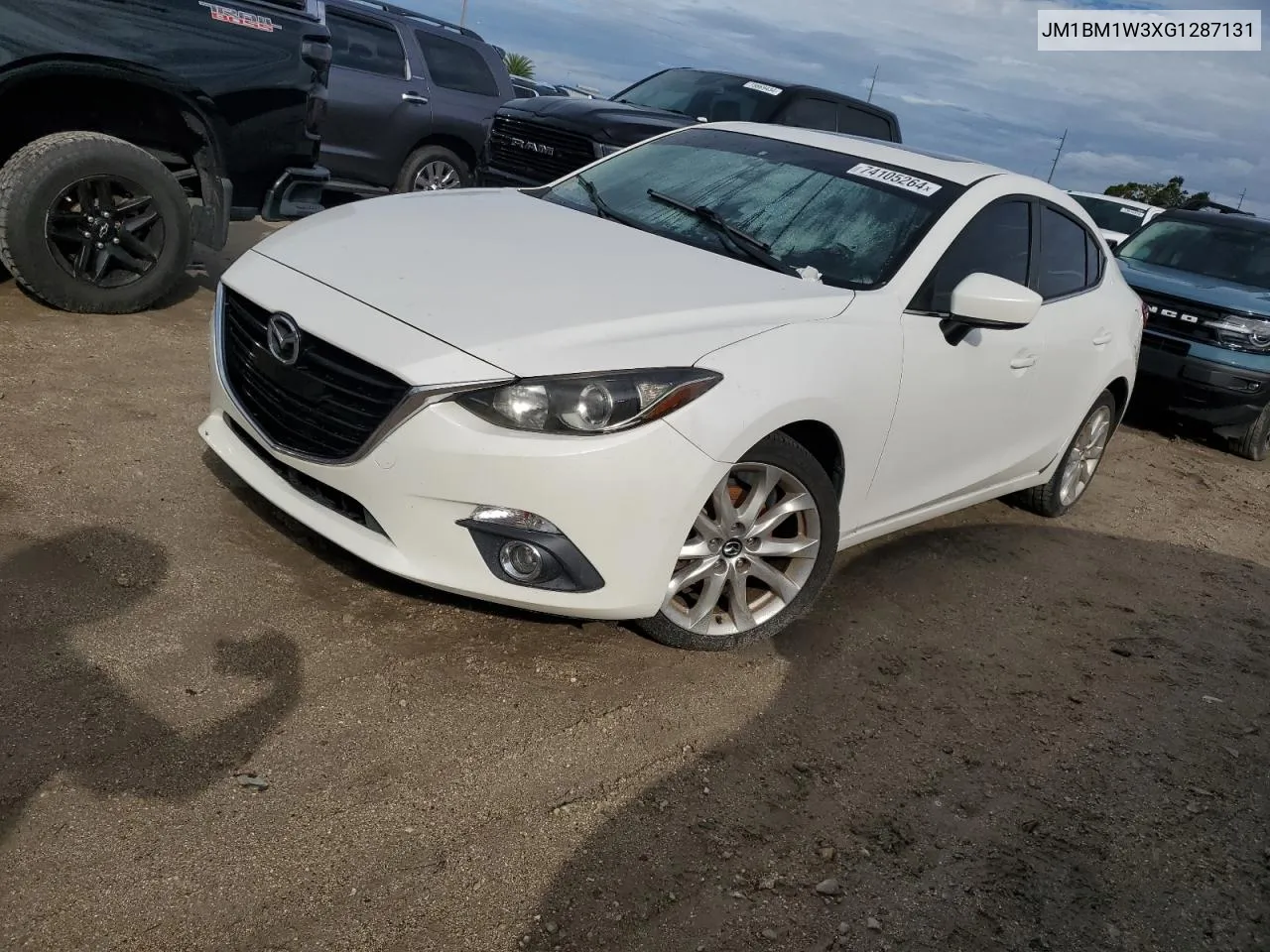 2016 Mazda 3 Touring VIN: JM1BM1W3XG1287131 Lot: 74105264