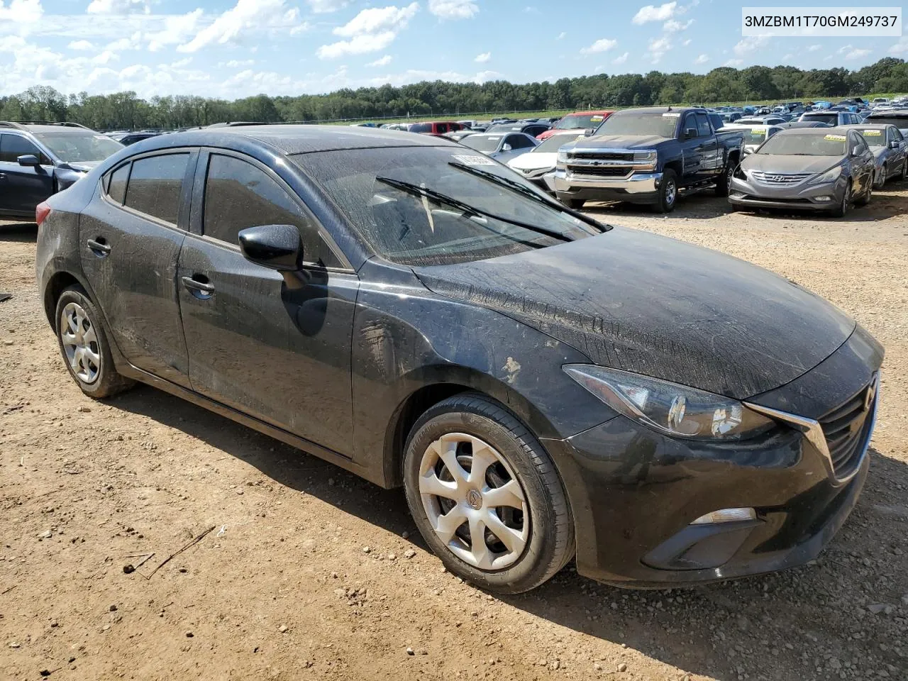 2016 Mazda 3 Sport VIN: 3MZBM1T70GM249737 Lot: 74146354