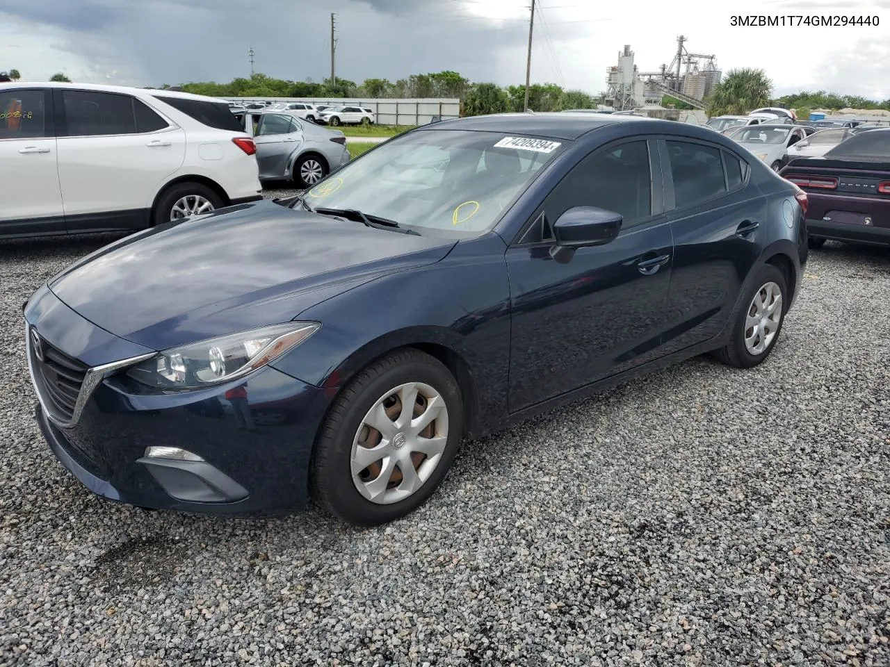 2016 Mazda 3 Sport VIN: 3MZBM1T74GM294440 Lot: 74209394