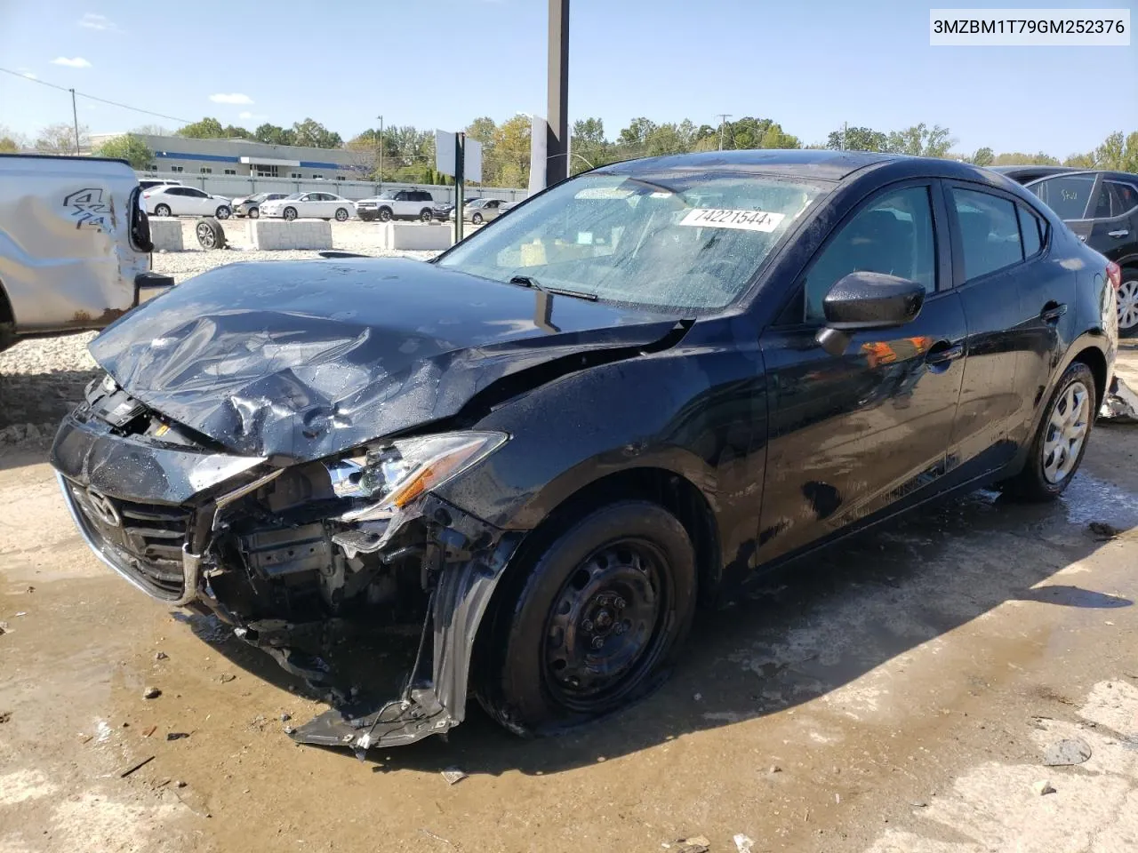 2016 Mazda 3 Sport VIN: 3MZBM1T79GM252376 Lot: 74221544