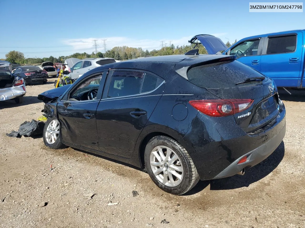 2016 Mazda 3 Touring VIN: 3MZBM1M71GM247798 Lot: 74233654