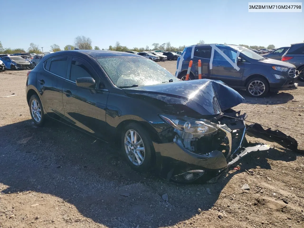 2016 Mazda 3 Touring VIN: 3MZBM1M71GM247798 Lot: 74233654