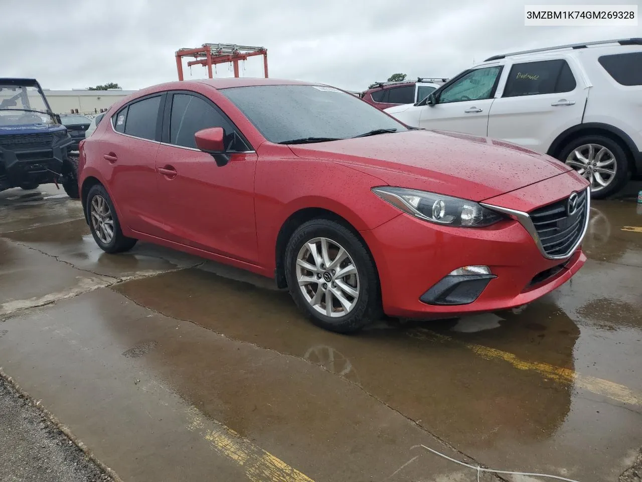 2016 Mazda 3 Sport VIN: 3MZBM1K74GM269328 Lot: 74427444