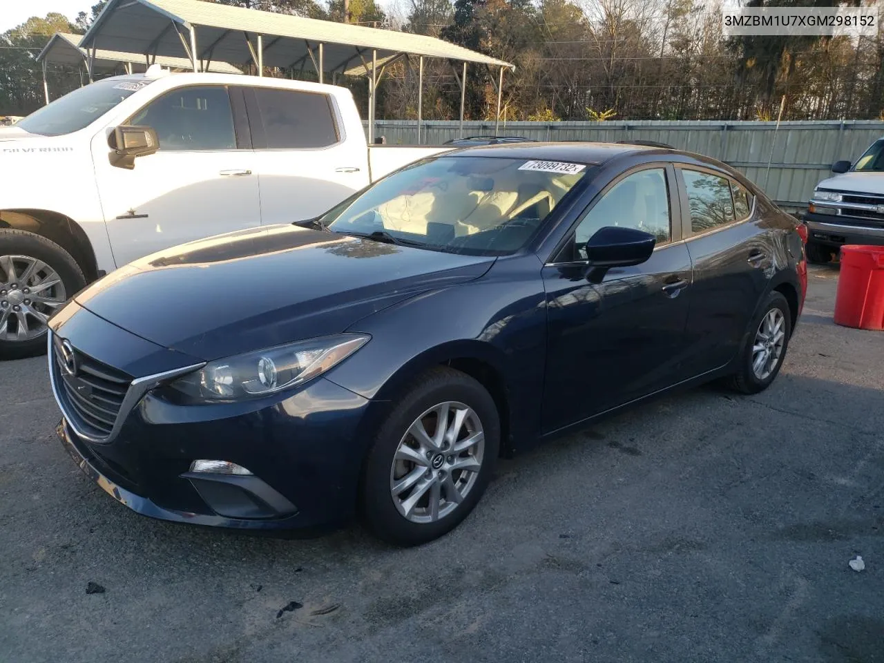 2016 Mazda 3 Sport VIN: 3MZBM1U7XGM298152 Lot: 74690414