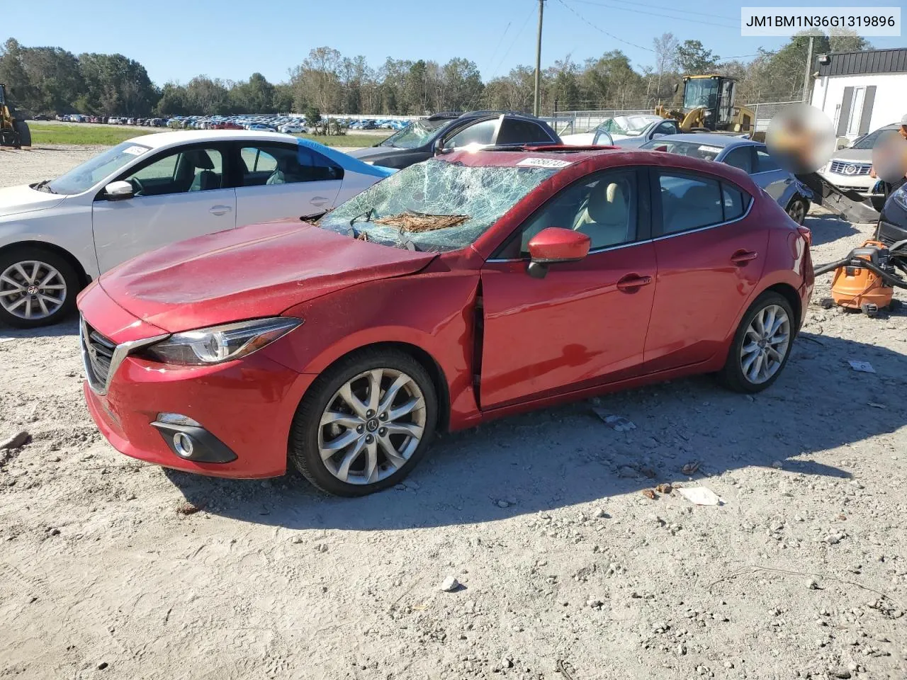 2016 Mazda 3 Grand Touring VIN: JM1BM1N36G1319896 Lot: 74856744