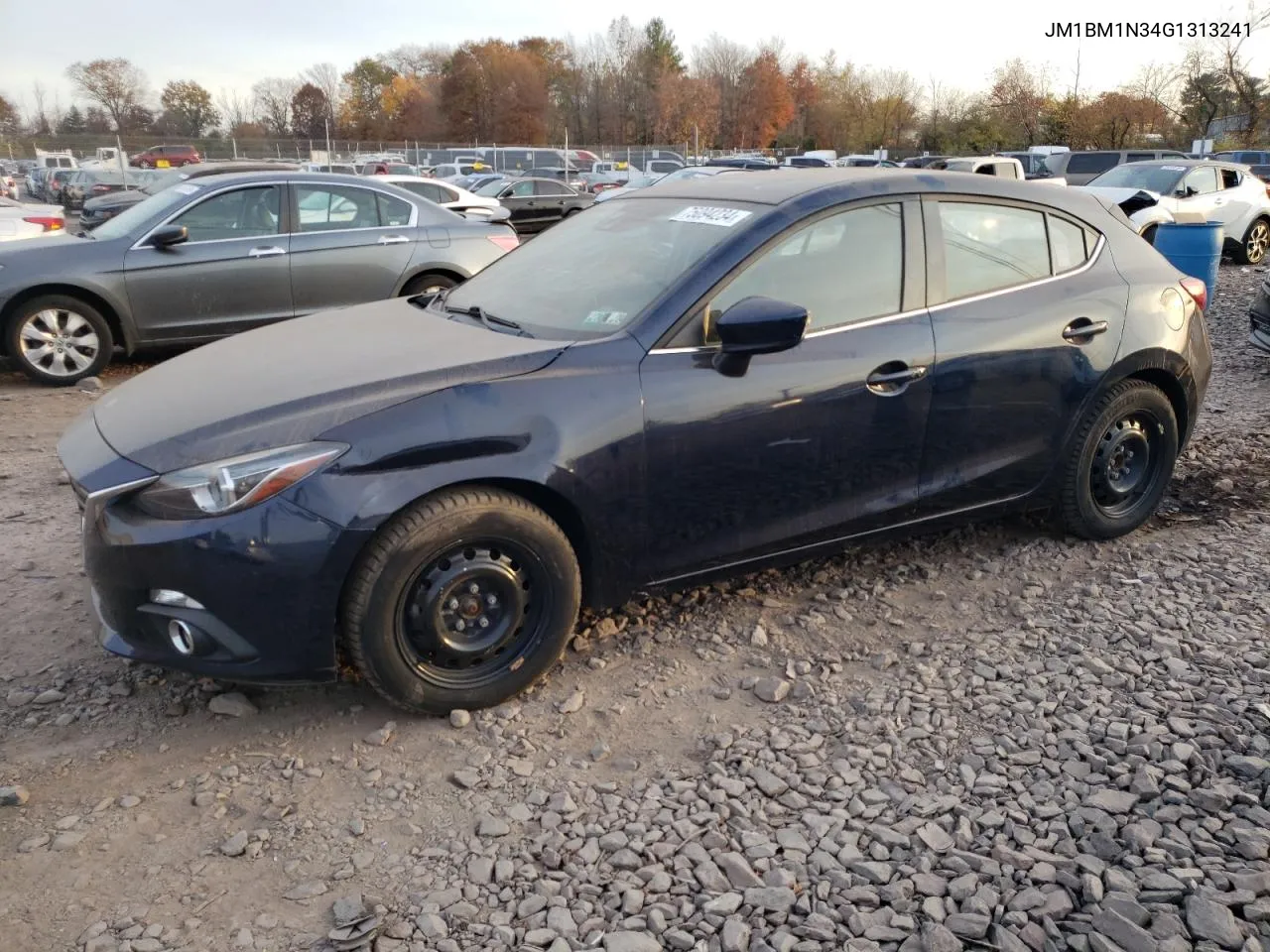 2016 Mazda 3 Grand Touring VIN: JM1BM1N34G1313241 Lot: 75094234