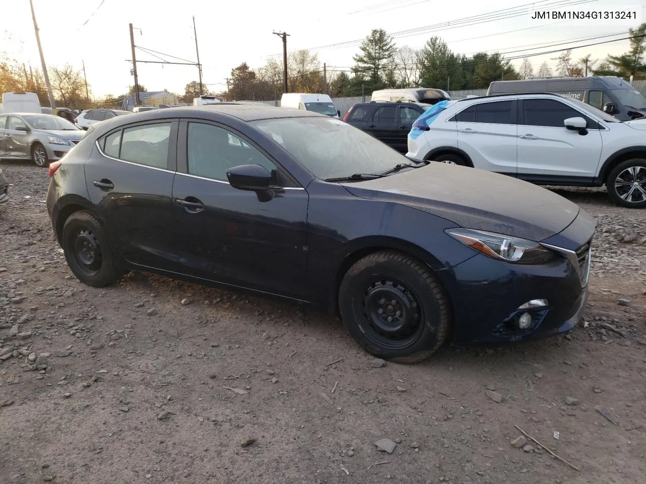 2016 Mazda 3 Grand Touring VIN: JM1BM1N34G1313241 Lot: 75094234