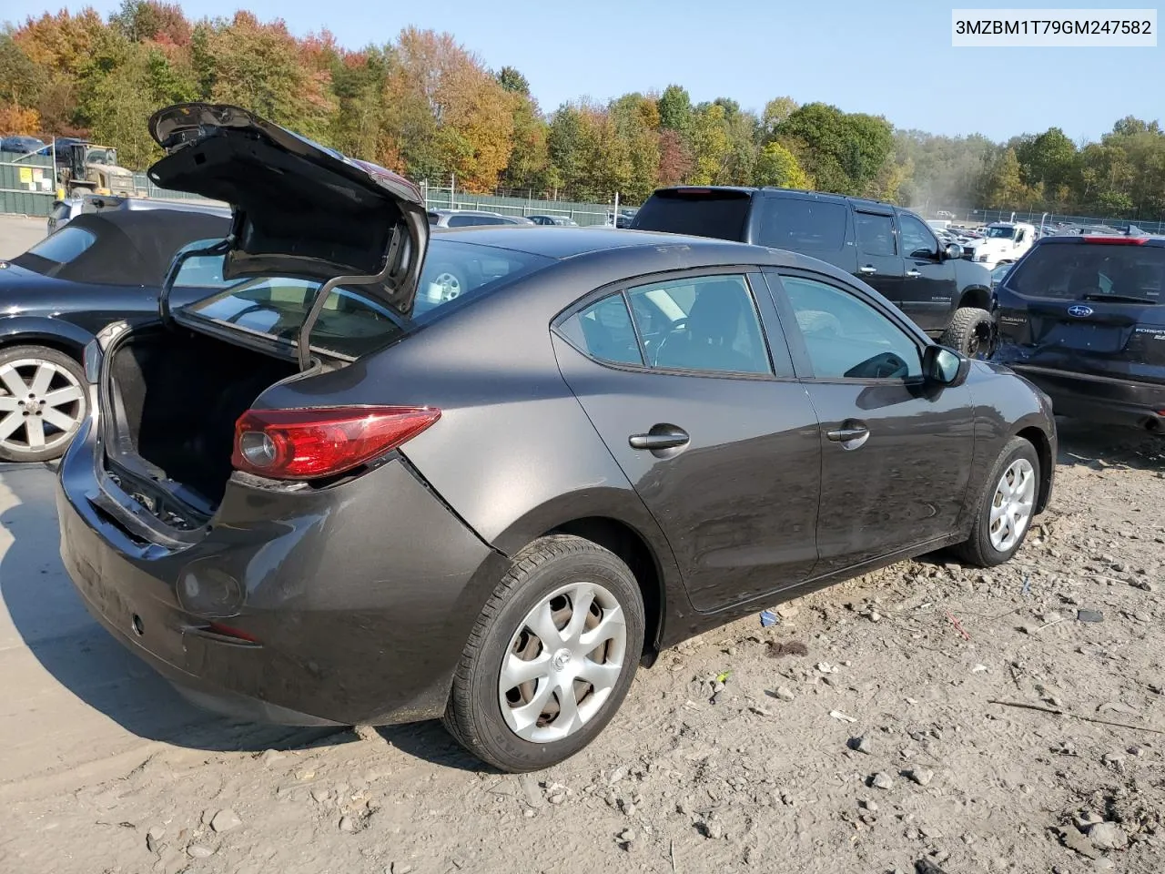 2016 Mazda 3 Sport VIN: 3MZBM1T79GM247582 Lot: 75627194