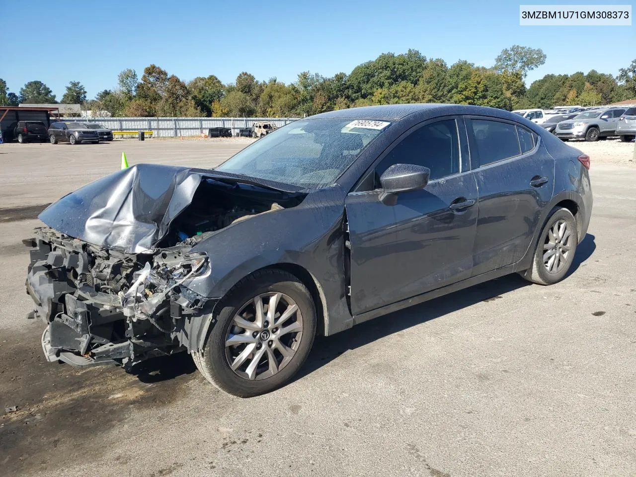 2016 Mazda 3 Sport VIN: 3MZBM1U71GM308373 Lot: 76905794