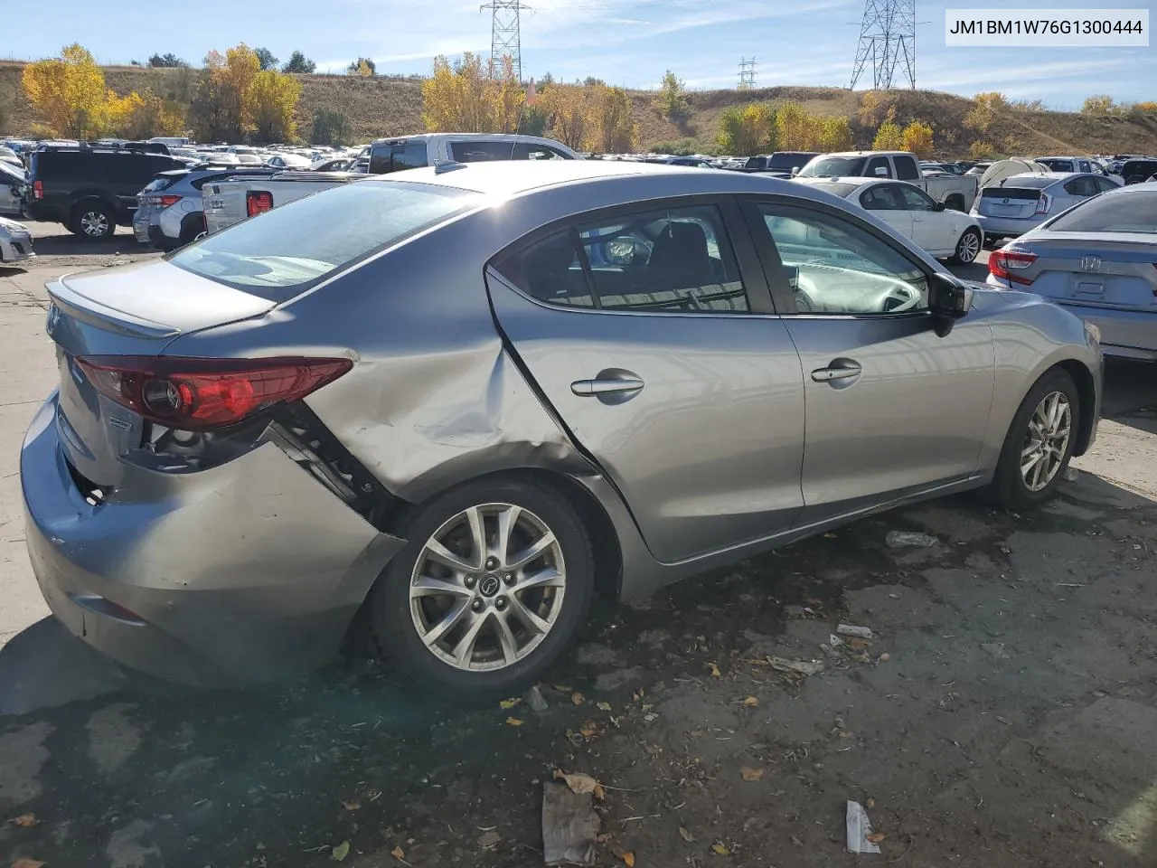 2016 Mazda 3 Touring VIN: JM1BM1W76G1300444 Lot: 76985594