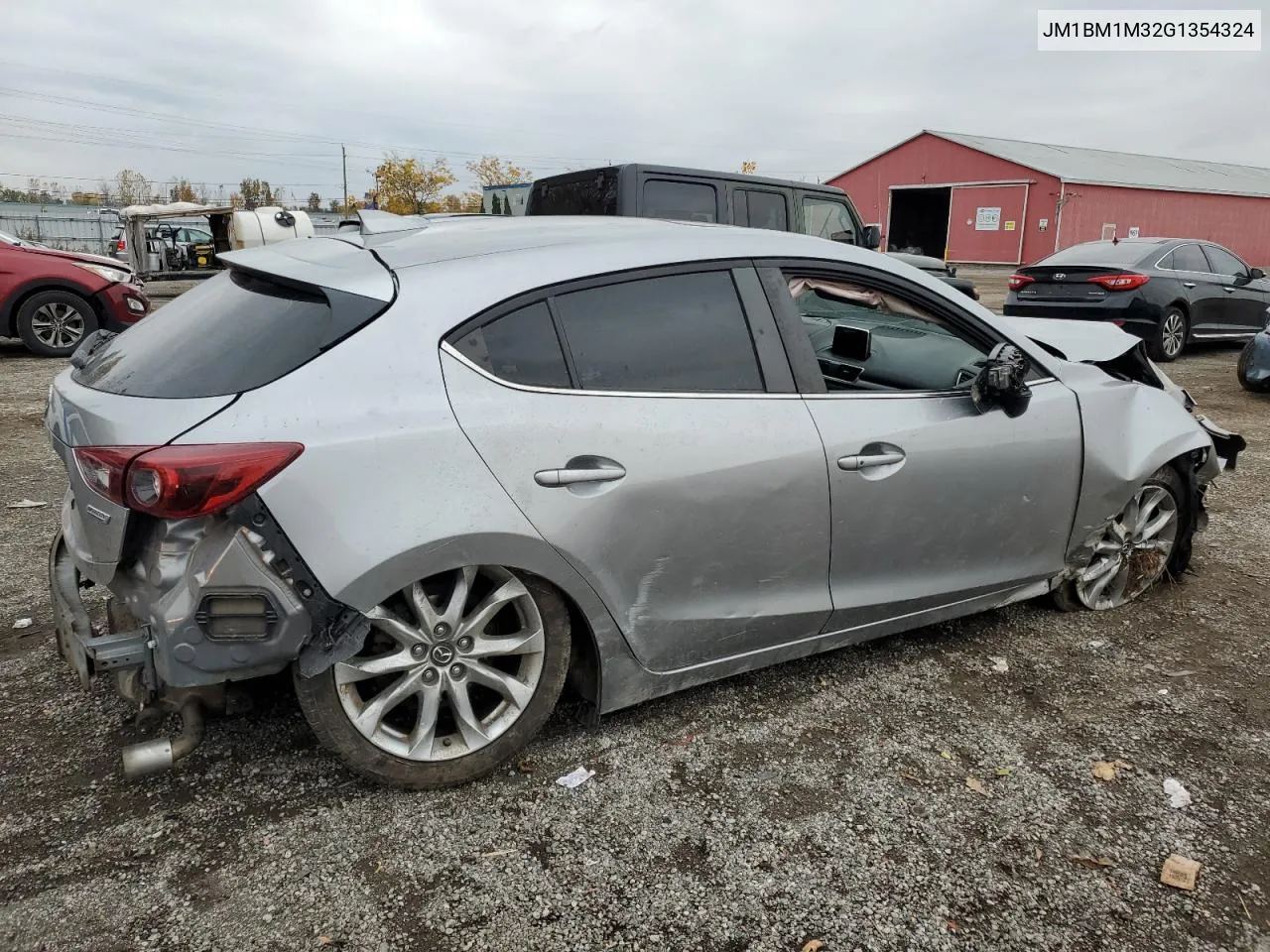 2016 Mazda 3 Touring VIN: JM1BM1M32G1354324 Lot: 77763574