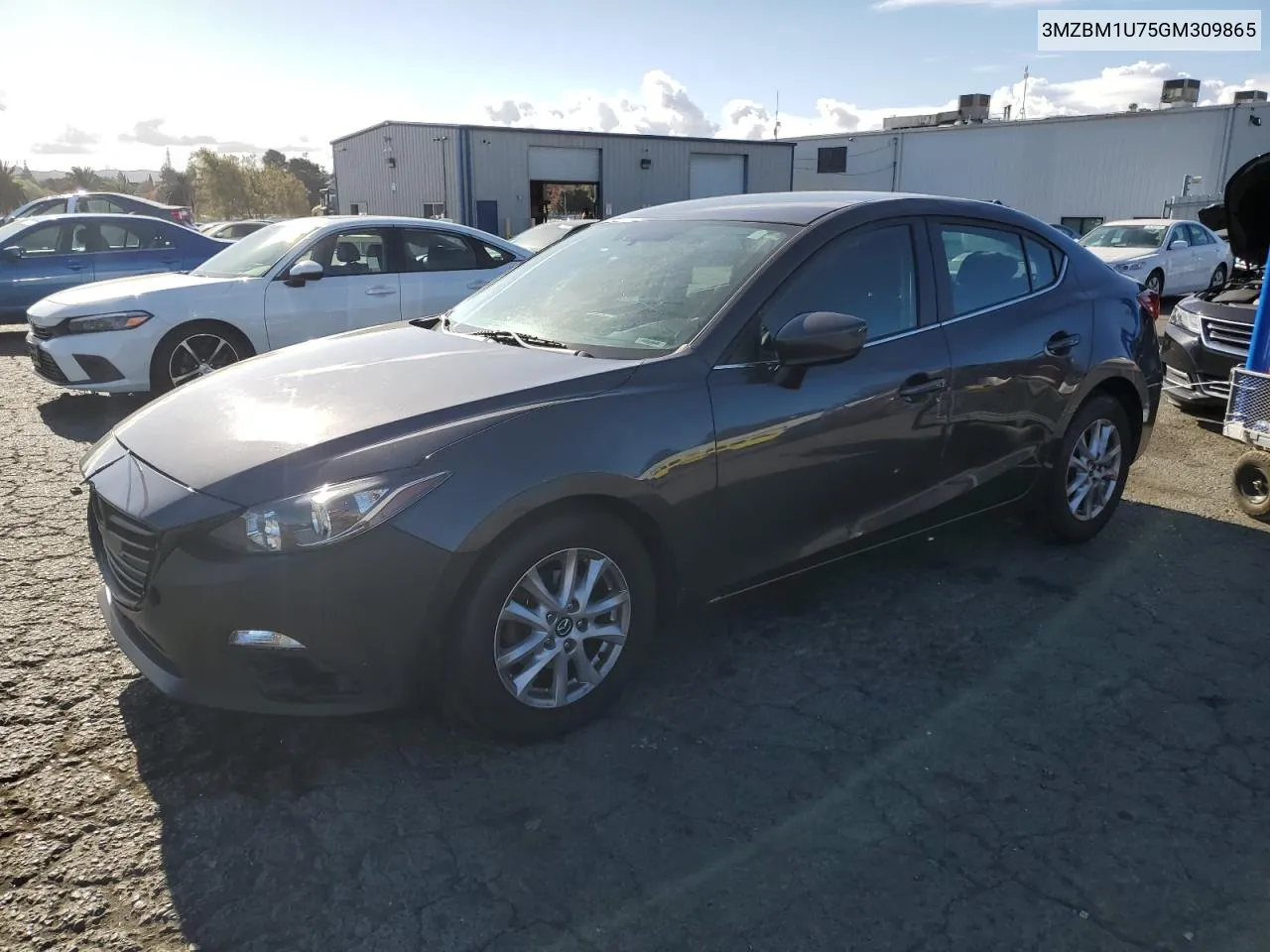 2016 Mazda 3 Sport VIN: 3MZBM1U75GM309865 Lot: 78159224