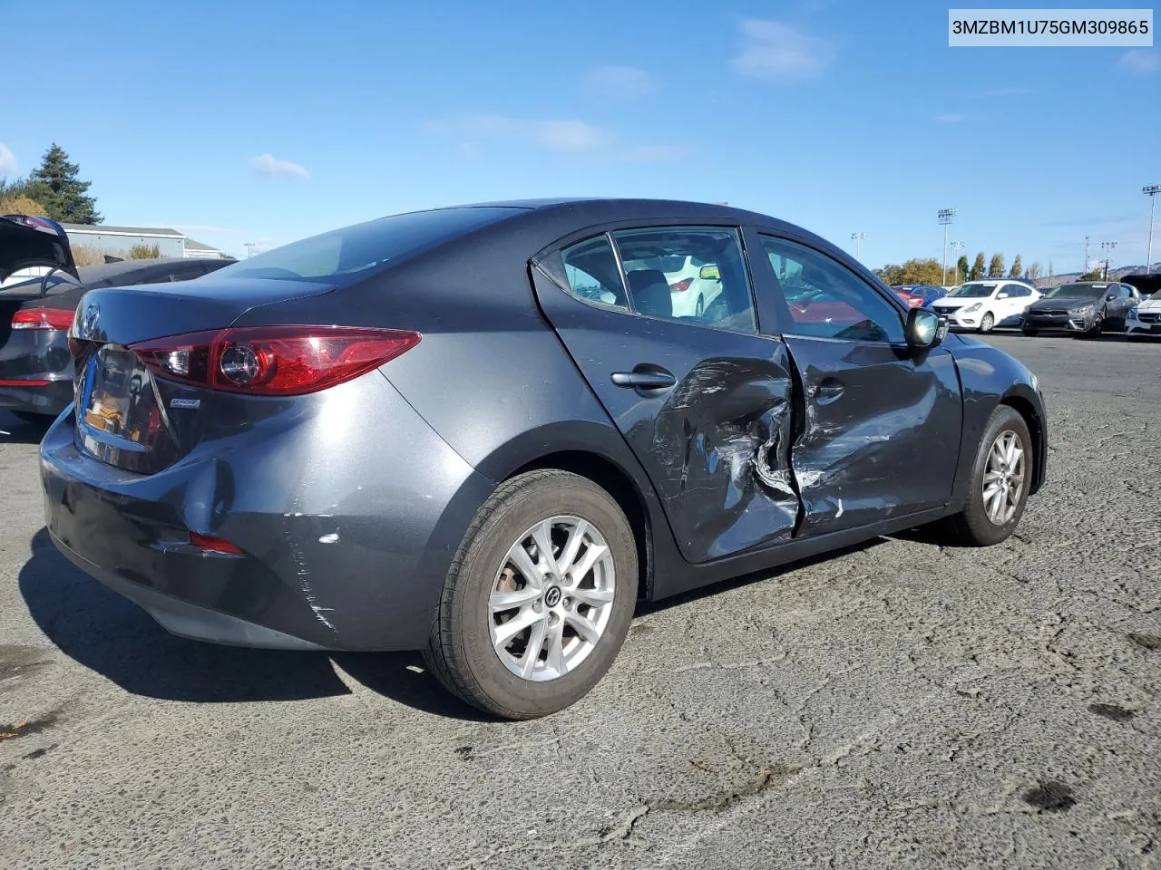 2016 Mazda 3 Sport VIN: 3MZBM1U75GM309865 Lot: 78159224