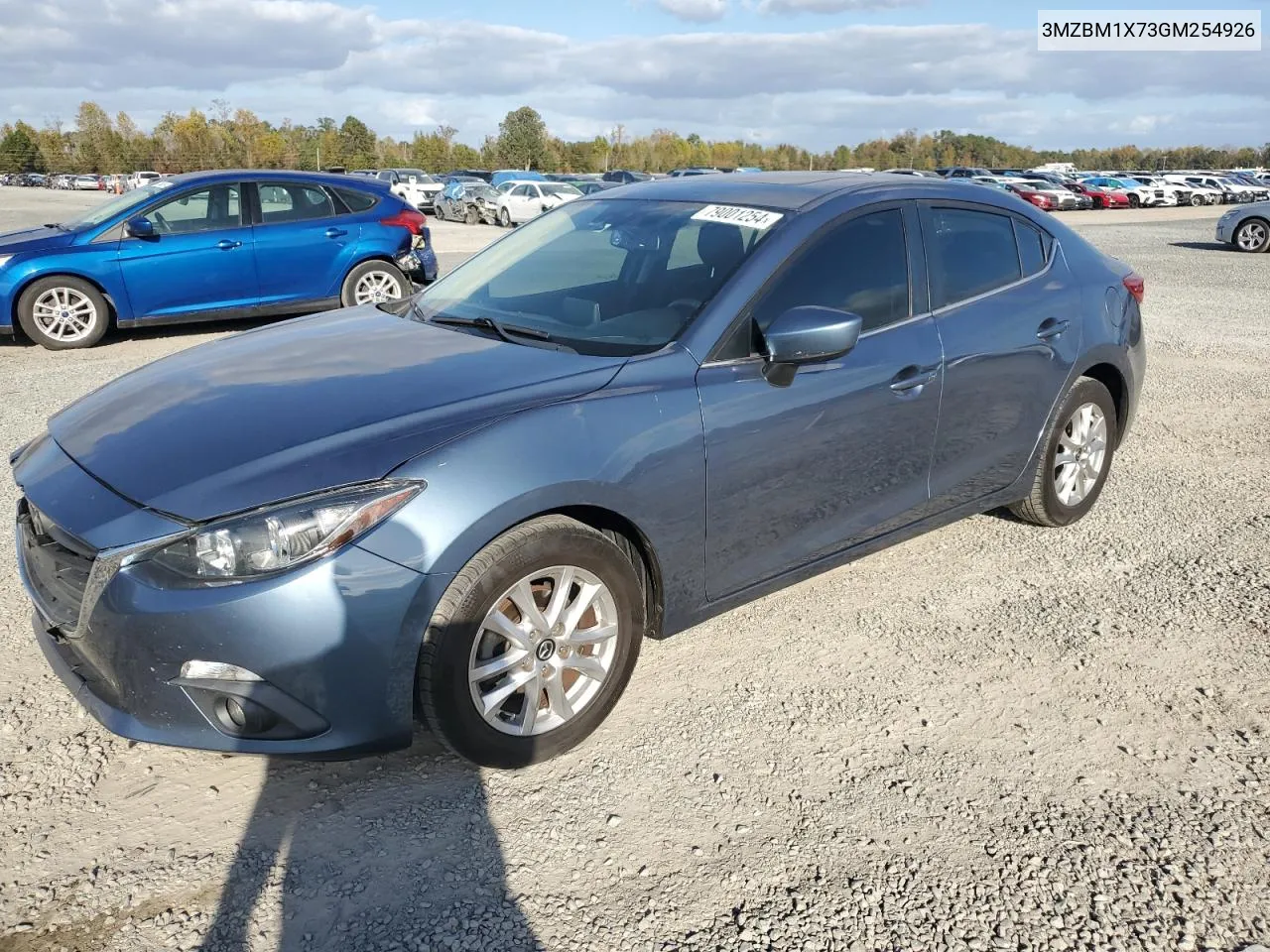 2016 Mazda 3 Grand Touring VIN: 3MZBM1X73GM254926 Lot: 79001254