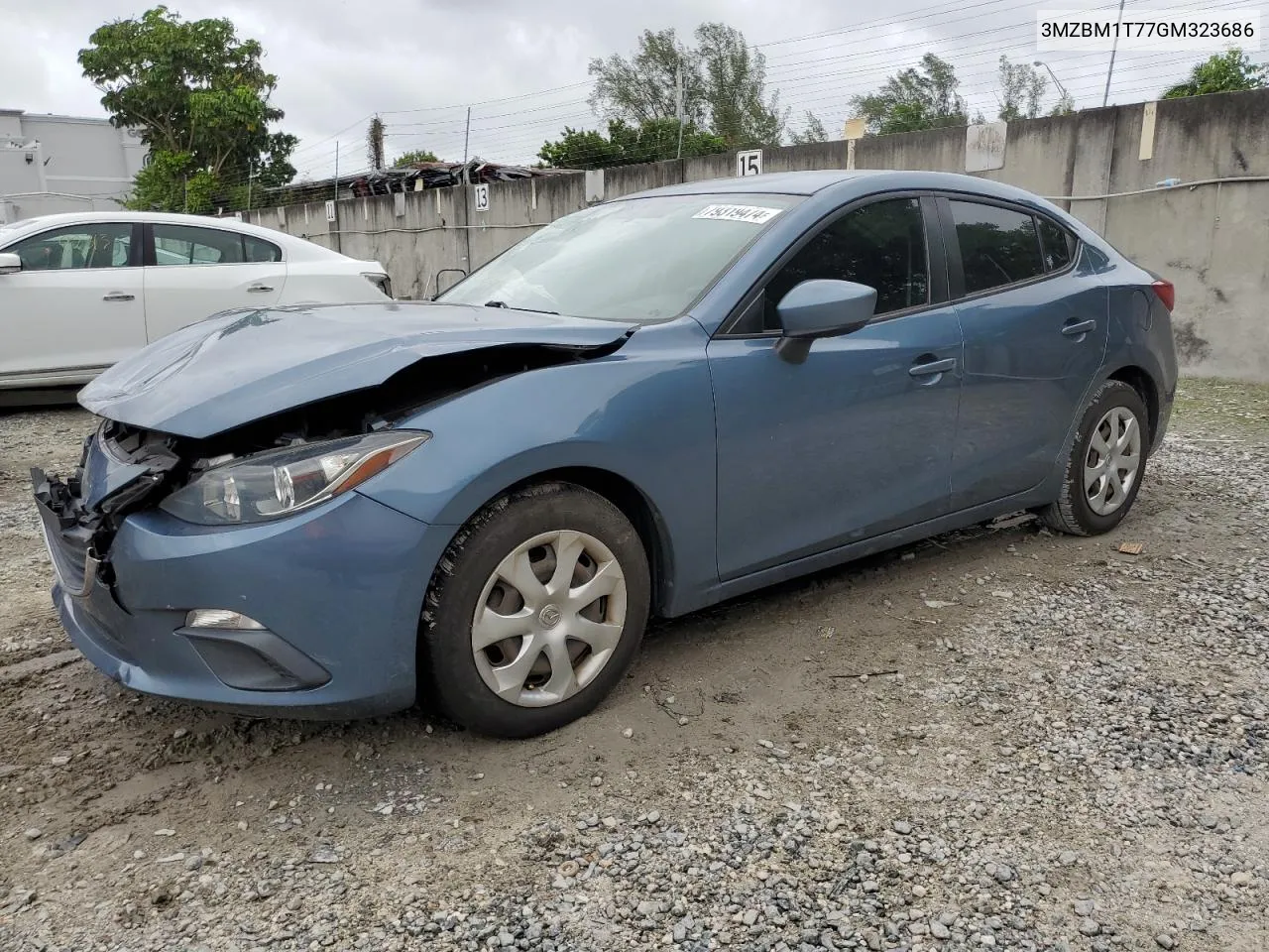 2016 Mazda 3 Sport VIN: 3MZBM1T77GM323686 Lot: 79319474