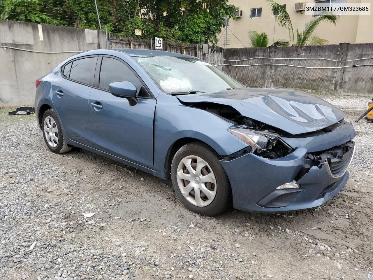 2016 Mazda 3 Sport VIN: 3MZBM1T77GM323686 Lot: 79319474