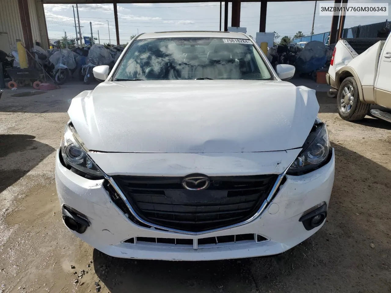 2016 Mazda 3 Touring VIN: 3MZBM1V76GM306343 Lot: 79818284