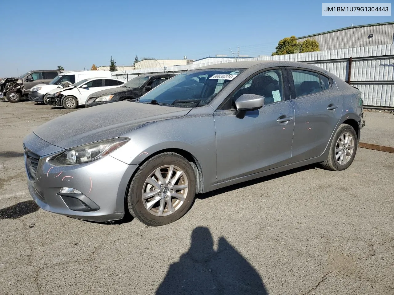 2016 Mazda 3 Sport VIN: JM1BM1U79G1304443 Lot: 80036314