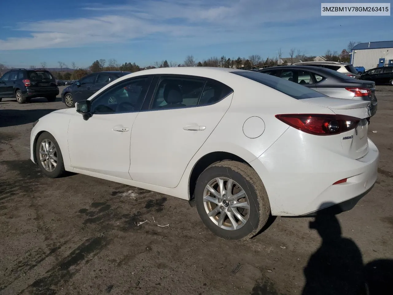 2016 Mazda 3 Touring VIN: 3MZBM1V78GM263415 Lot: 80487524