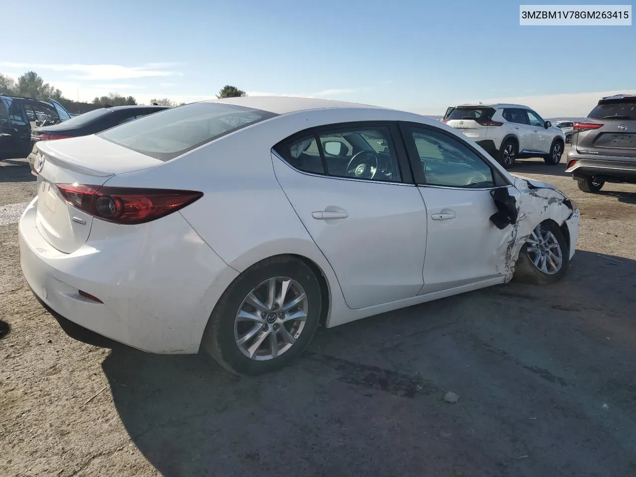 2016 Mazda 3 Touring VIN: 3MZBM1V78GM263415 Lot: 80487524