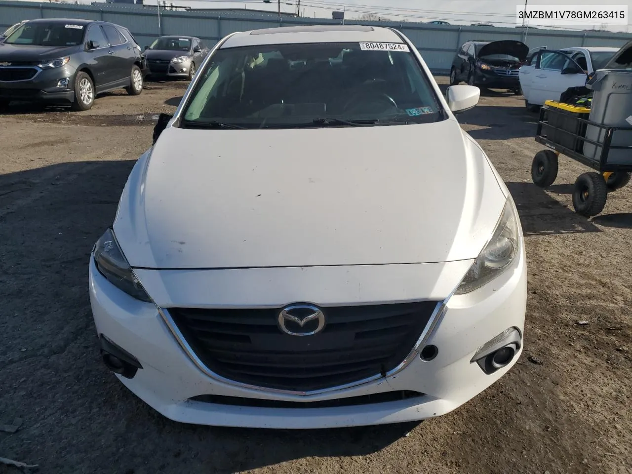 2016 Mazda 3 Touring VIN: 3MZBM1V78GM263415 Lot: 80487524