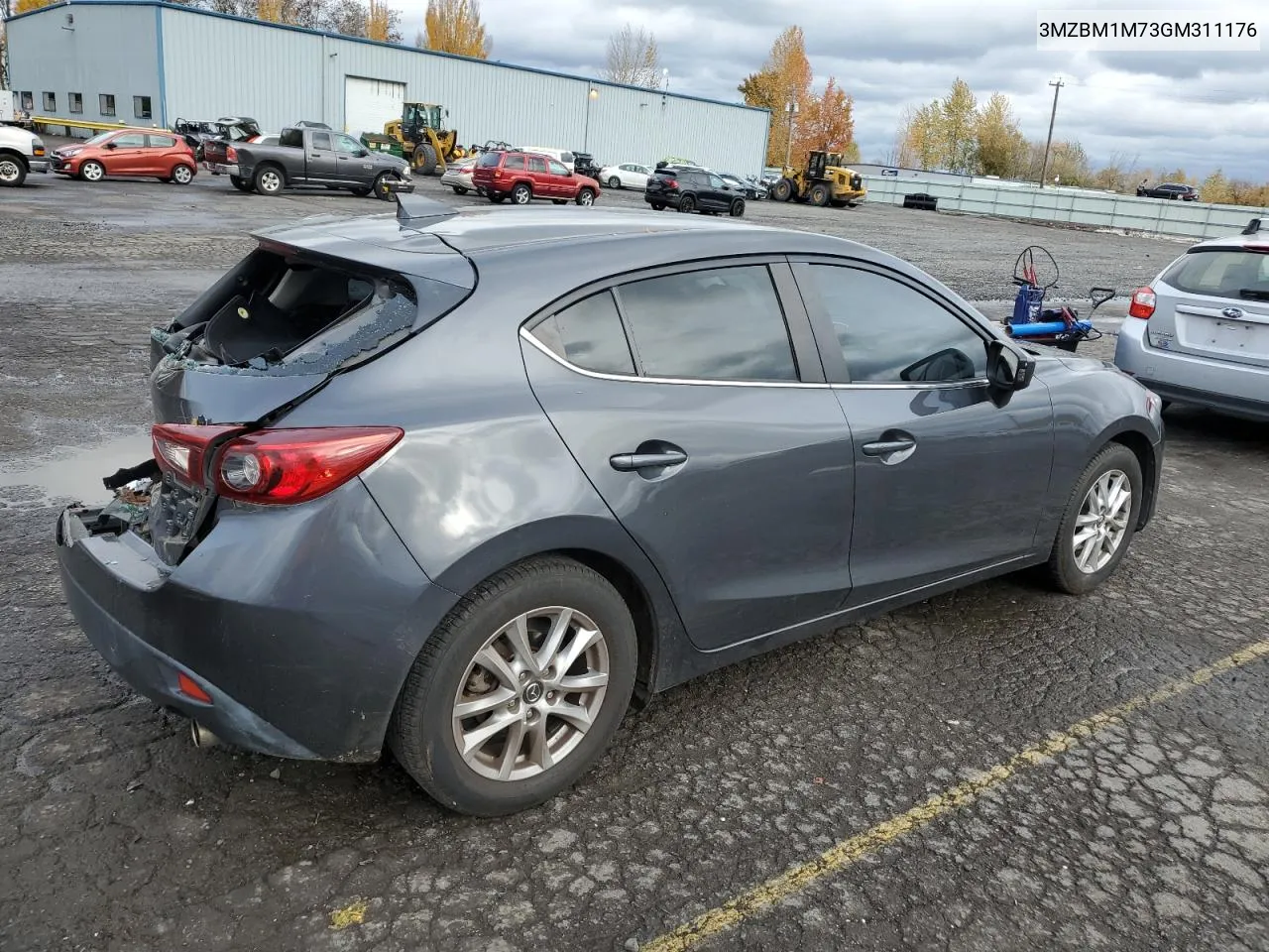 2016 Mazda 3 Touring VIN: 3MZBM1M73GM311176 Lot: 80547354