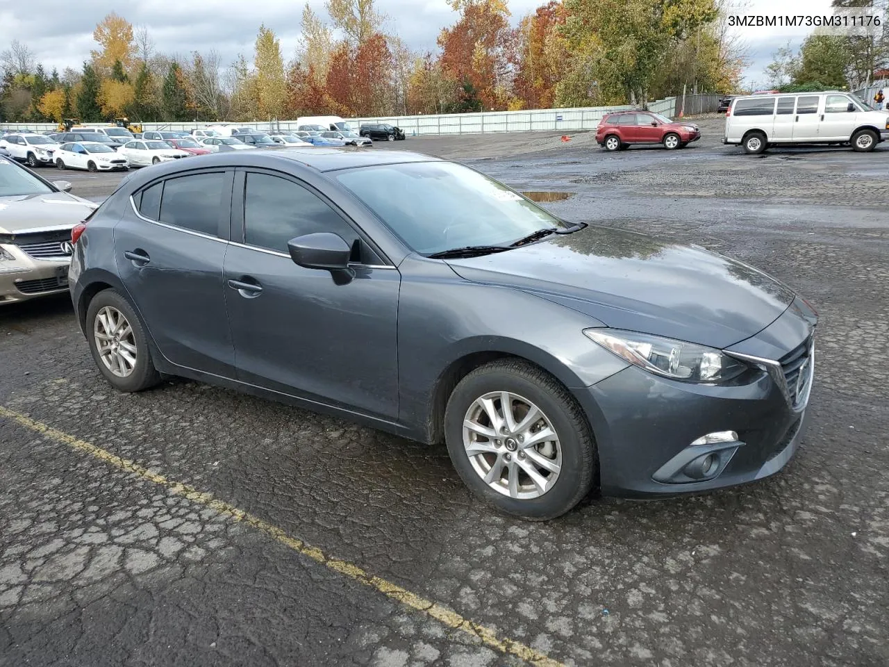 2016 Mazda 3 Touring VIN: 3MZBM1M73GM311176 Lot: 80547354