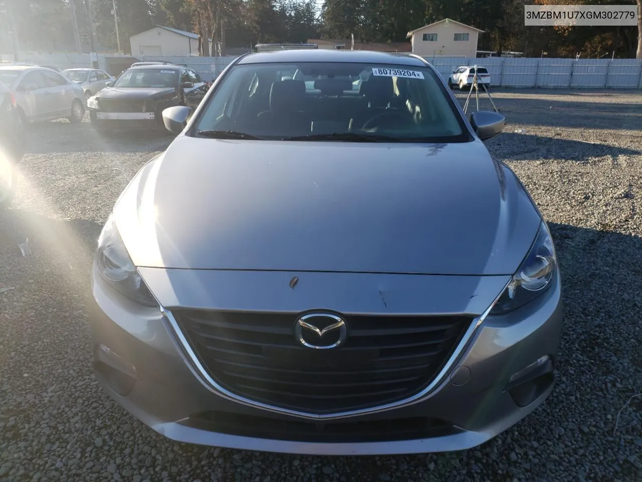 2016 Mazda 3 Sport VIN: 3MZBM1U7XGM302779 Lot: 80739204