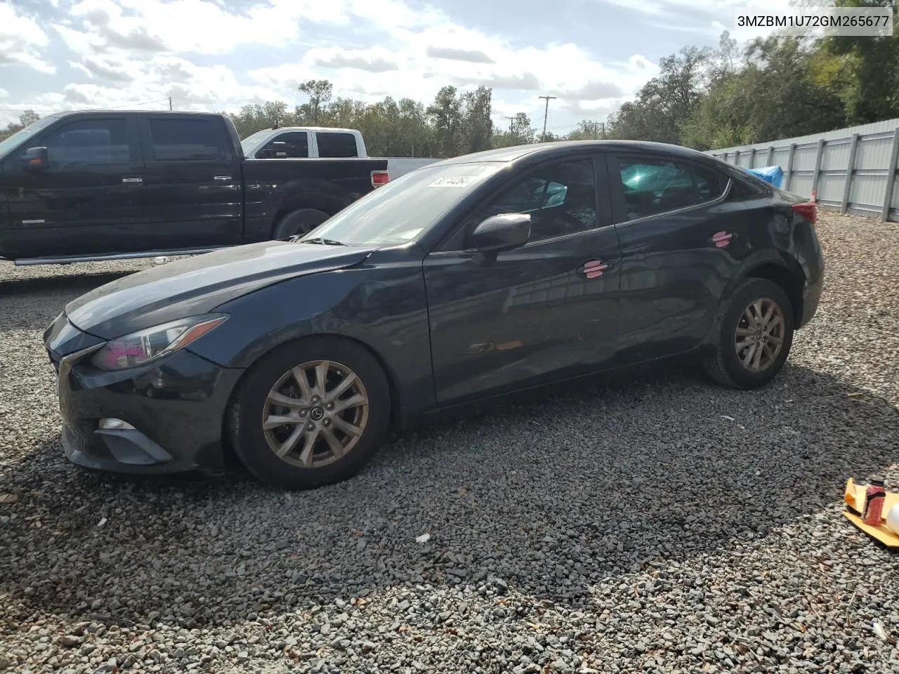 2016 Mazda 3 Sport VIN: 3MZBM1U72GM265677 Lot: 80744264